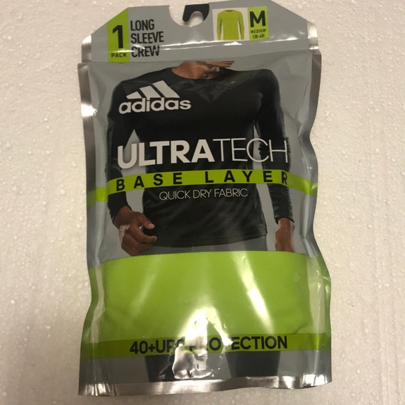 Shirts Adidas Long Sleeve Crew Ultra Tech Base Layer Poshmark